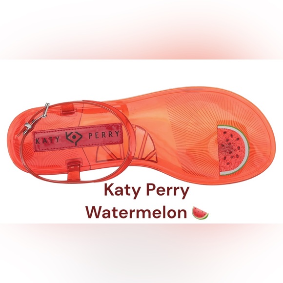 Katy Perry’s Watermelon 🍉 The Geli Sandal Sz 8M NWT - Picture 1 of 12
